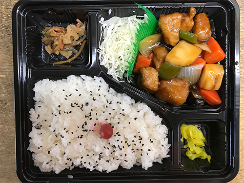 酢豚弁当